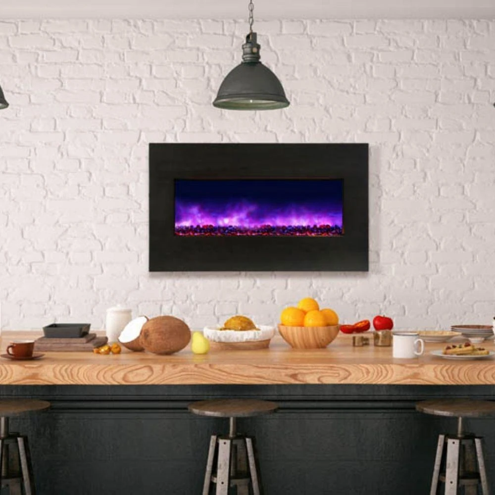 Amantii Birch Wood Mantel Surround For 40-Inch Panorama XS Electric Fireplace 2 Amantii Birch Wood Mantel Surround For 40-Inch Panorama XS Electric Fireplace - Image 2