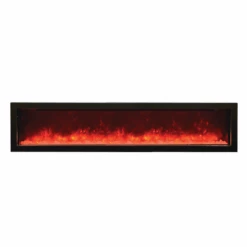 Amantii Panorama SLIM 72-Inch Built-in Indoor/Outdoor Smart Electric Fireplace (BI-72-SLIM) -Dimplex Officials amantii amantii panorama slim 72 built in indoor outdoor electric fireplace bi 72 slim 28359740653662