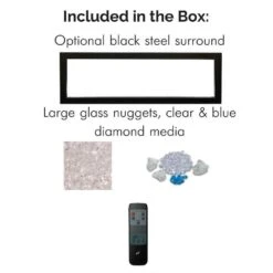 Amantii Panorama SLIM 72-Inch Built-in Indoor/Outdoor Smart Electric Fireplace (BI-72-SLIM) -Dimplex Officials amantii amantii panorama slim 72 built in indoor outdoor electric fireplace bi 72 slim 28359749795934