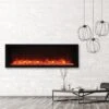 Amantii Panorama XS 50-Inch Built-in Indoor /Outdoor Electric Fireplace (BI‐50‐XTRASLIM)