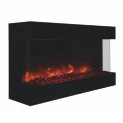 Amantii TRU-VIEW 40-Inch Indoor /Outdoor 3-Sided Smart Electric Fireplace (40-TRU-VIEW-XL) -Dimplex Officials amantii amantii tru view 40 indoor outdoor 3 sided electric fireplace 40 tru view xl 28046922285150