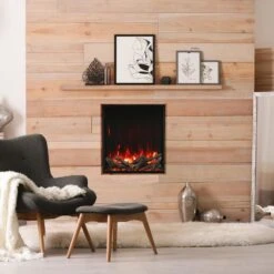 Amantii TRU-VIEW Cube XL 29-Inch 3-Sided Smart Electric Fireplace (2939-TRU-VIEW-XL) -Dimplex Officials amantii amantii tru view cube xl 29 3 sided electric fireplace 2939 tru view xl 28047113879646