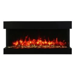 Amantii TRU-VIEW Slim Indoor/Outdoor 3-Sided Smart Electric Fireplace 23 Amantii TRU-VIEW Slim Indoor/Outdoor 3-Sided Smart Electric Fireplace -Dimplex Officials amantii amantii tru view slim indoor outdoor 3 sided electric fireplace sizes 30 72 28347548336222
