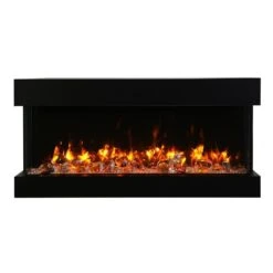 Amantii TRU-VIEW Slim Indoor/Outdoor 3-Sided Smart Electric Fireplace 24 Amantii TRU-VIEW Slim Indoor/Outdoor 3-Sided Smart Electric Fireplace -Dimplex Officials amantii amantii tru view slim indoor outdoor 3 sided electric fireplace sizes 30 72 30 wide 13815368187998