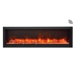 Amantii Panorama DEEP 60-Inch Built-in Indoor/Outdoor Smart Electric Fireplace (BI-60-DEEP)