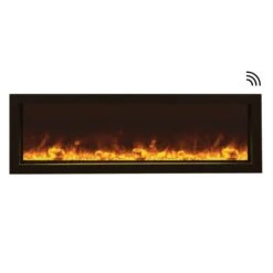 Amantii Panorama SLIM 50-Inch Built-in Indoor/Outdoor Smart Electric Fireplace (BI-50-SLIM)