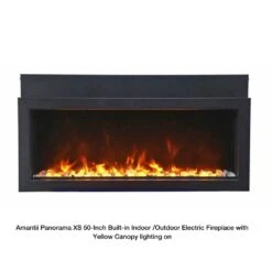 Amantii Panorama XS 50-Inch Built-in Indoor /Outdoor Electric Fireplace (BI‐50‐XTRASLIM) -Dimplex Officials amantii panorama xs 50 inch built in indoor outdoor electric fireplace bi 50 xtraslim bi 50 xtraslim 182849000158 28847926411358