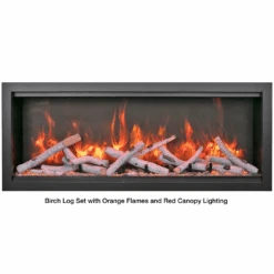 Amantii SYMMETRY Bespoke Extra Tall Built-In Electric Fireplace With WiFi And Sound -Dimplex Officials amantii symmetry bespoke extra tall built in electric fireplace with wifi and sound 29168022847582