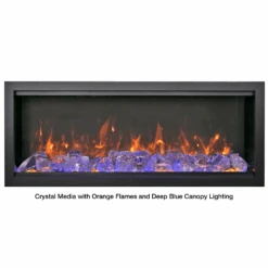 Amantii SYMMETRY Bespoke Extra Tall Built-In Electric Fireplace With WiFi And Sound -Dimplex Officials amantii symmetry bespoke extra tall built in electric fireplace with wifi and sound 29168023044190