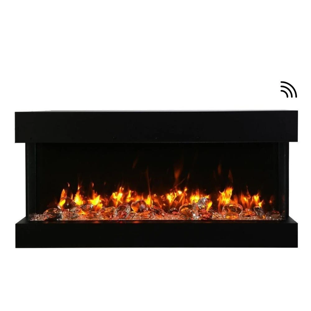 Amantii TRU-VIEW Slim Indoor/Outdoor 3-Sided Smart Electric Fireplace 1 Amantii TRU-VIEW Slim Indoor/Outdoor 3-Sided Smart Electric Fireplace