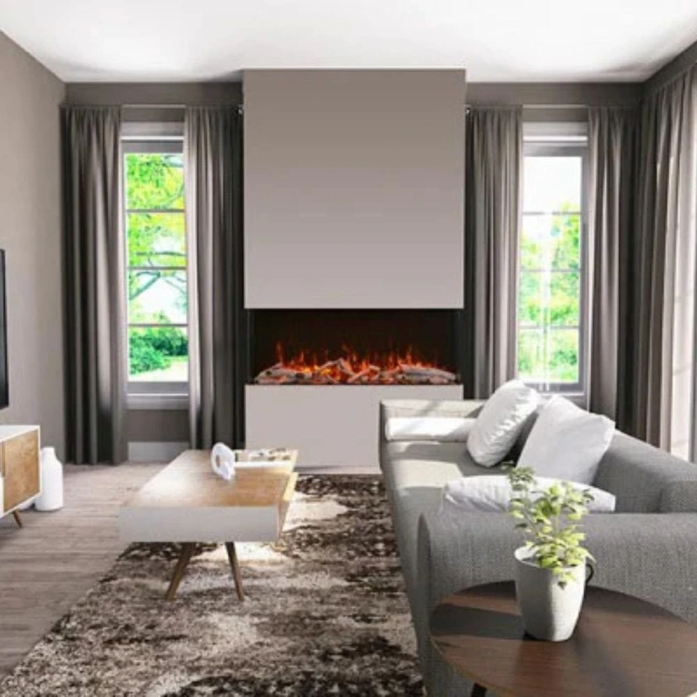 Amantii TRU-VIEW XT Indoor/Outdoor 3-Sided Smart Electric Fireplace 9 Amantii TRU-VIEW XT Indoor/Outdoor 3-Sided Smart Electric Fireplace - Image 9