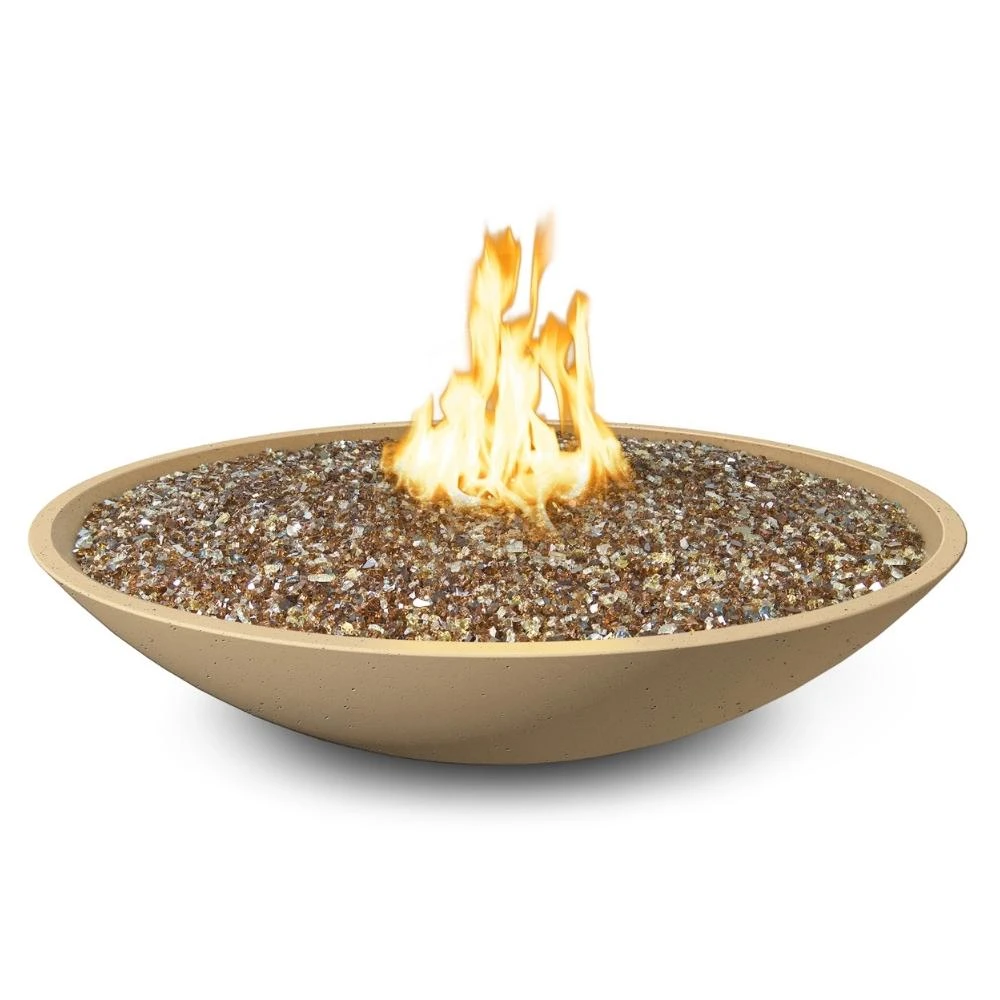 American Fyre Designs Marseille 48-Inch Round Concrete Gas Fire Bowl 1 American Fyre Designs Marseille 48-Inch Round Concrete Gas Fire Bowl