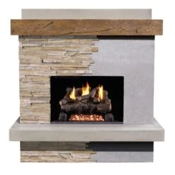 American Fyre Designs Brooklyn Smooth 68-Inch Free Standing Outdoor Gas Fireplace -Dimplex Officials american fyre designs american fyre designs brooklyn smooth 68 free standing outdoor gas fireplace 14606374043742