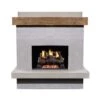 American Fyre Designs Brooklyn Smooth 68-Inch Free Standing Outdoor Gas Fireplace