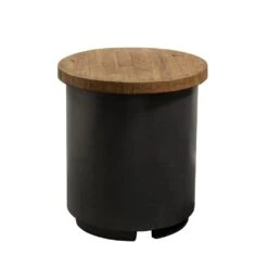 American Fyre Designs Contempo Reclaimed Wood Tank/End Table