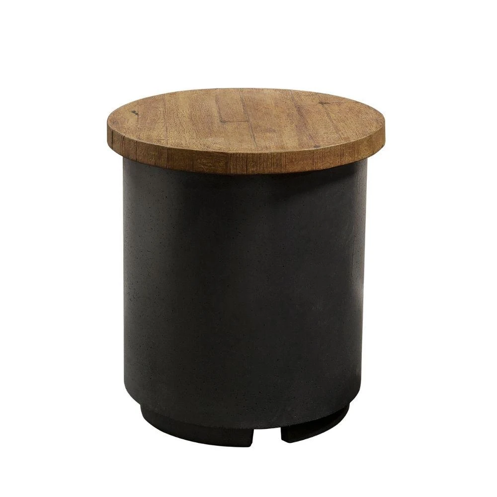 American Fyre Designs Contempo Reclaimed Wood Tank/End Table 1 American Fyre Designs Contempo Reclaimed Wood Tank/End Table