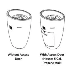 American Fyre Designs Eclipse 23-Inch Free Standing Outdoor Gas Fire Urn -Dimplex Officials american fyre designs american fyre designs eclipse 23 free standing outdoor gas fire urn 14496308592734