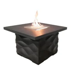 American Fyre Designs Voro 36-Inch Square Gas Fire Pit Table