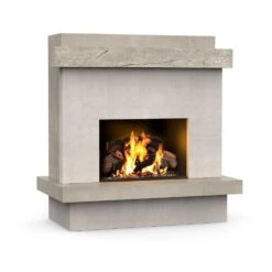 American Fyre Designs Brooklyn Smooth 68-Inch Free Standing Outdoor Gas Fireplace -Dimplex Officials american fyre designs brooklyn smooth 68 inch free standing outdoor gas fireplace silver pine key valve on the right gas source at the back 160 cg n sp rbc 28867245146206