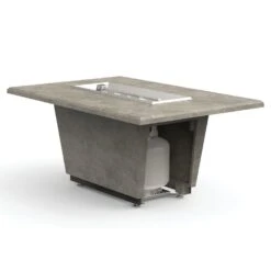 Dimplex Officials -Dimplex Officials american fyre designs cosmopolitan 54 inch concrete rectangular gas fire pit table 28862522818654
