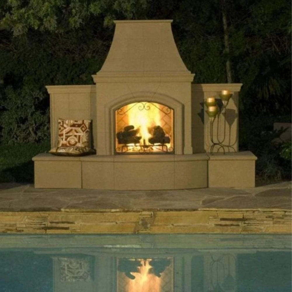 American Fyre Designs Grand Phoenix 113-Inch Recessed Hearth Outdoor Gas Fireplace 2 American Fyre Designs Grand Phoenix 113-Inch Recessed Hearth Outdoor Gas Fireplace - Image 2