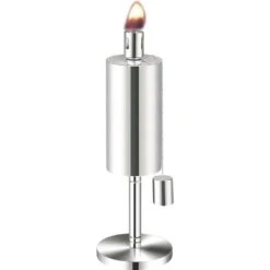Anywhere Fireplace 10.5-Inch Tall Cylindrical Table Top Torch (90286)