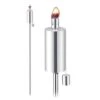 Anywhere Fireplace 65-Inch Tall Cylindrical Stainless Steel Torch (90292)