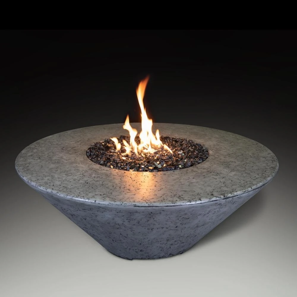 Athena Olympus 44-Inch Round Concrete Gas Fire Pit Table 1 Athena Olympus 44-Inch Round Concrete Gas Fire Pit Table