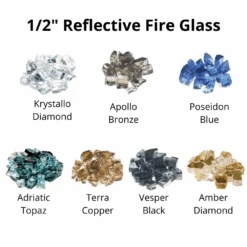 Athena Olympus 48-Inch Square Concrete Gas Fire Pit Table -Dimplex Officials athena olympus 48 inch square concrete gas fire pit table 28781347012702