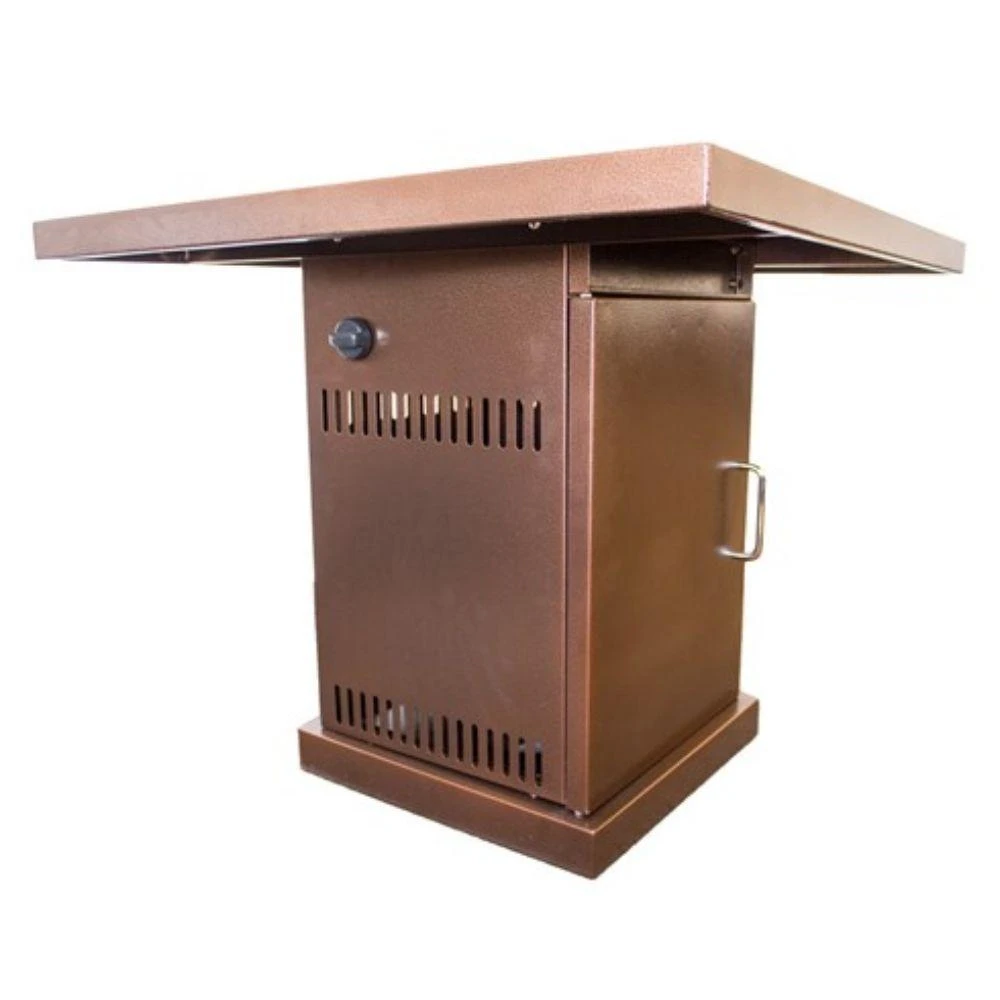 AZ Patio Heaters Hammered Bronze 30-Inch Square LP Fire Pit Table (GSF-PR-PC) 1 AZ Patio Heaters Hammered Bronze 30-Inch Square LP Fire Pit Table (GSF-PR-PC)