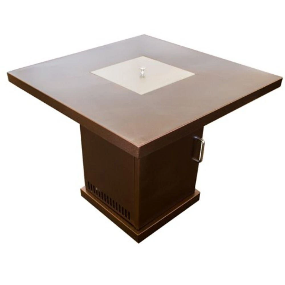 AZ Patio Heaters Hammered Bronze 30-Inch Square LP Fire Pit Table (GSF-PR-PC) 7 AZ Patio Heaters Hammered Bronze 30-Inch Square LP Fire Pit Table (GSF-PR-PC) - Image 7