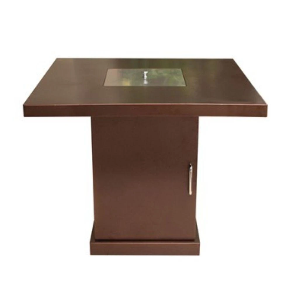 AZ Patio Heaters Hammered Bronze 30-Inch Square LP Fire Pit Table (GSF-PR-PC) 6 AZ Patio Heaters Hammered Bronze 30-Inch Square LP Fire Pit Table (GSF-PR-PC) - Image 6