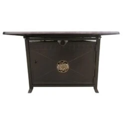 AZ Patio Heaters Scroll Design 50-Inch Rectangular LP Fire Pit Table (FS-1212-T-10) -Dimplex Officials az patio heaters az patio heaters scroll design 50 rectangular gas fire pit table fs 1212 t 10 28382951407710
