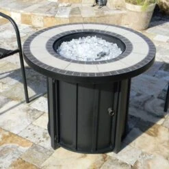 AZ Patio Heaters Tile Top 30-Inch Round LP Fire Pit Table (AFP-TTR) -Dimplex Officials az patio heaters az patio heaters tile top 30 round gas fire pit table afp ttr 28387376005214