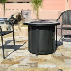 AZ Patio Heaters Tile Top 30-Inch Round LP Fire Pit Table (AFP-TTR) -Dimplex Officials az patio heaters az patio heaters tile top 30 round gas fire pit table afp ttr 28387381706846