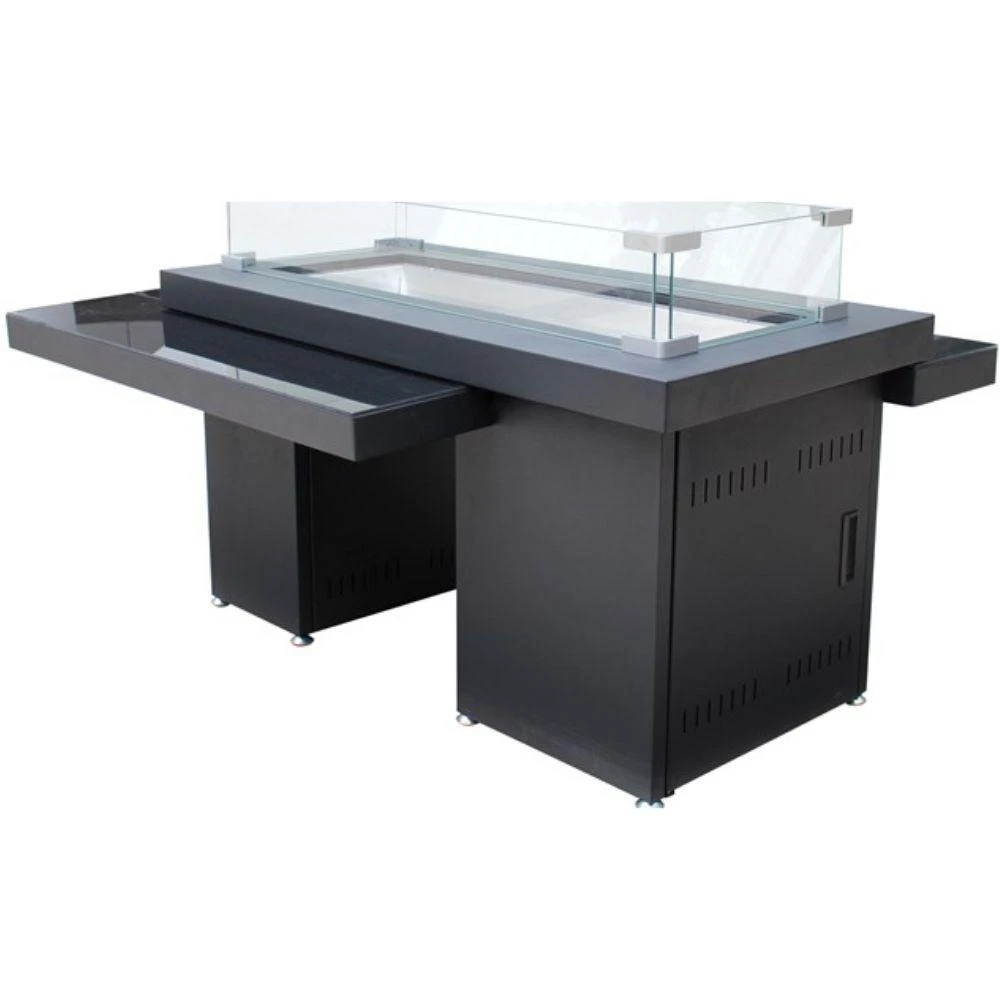 AZ Patio Heaters Two-Tiered 52-Inch LP Fire Pit Table With Wind Guard (GSF-RFP) 1 AZ Patio Heaters Two-Tiered 52-Inch LP Fire Pit Table With Wind Guard (GSF-RFP)