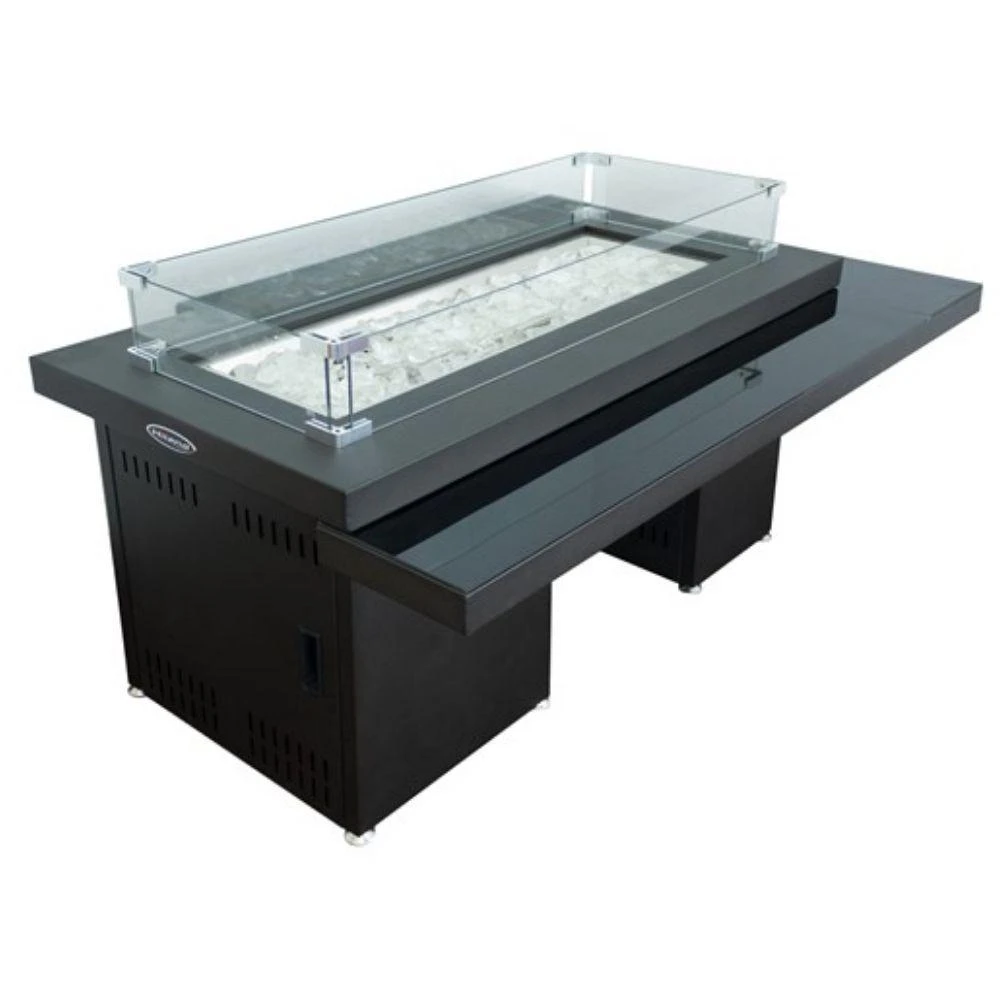 AZ Patio Heaters Two-Tiered 52-Inch LP Fire Pit Table With Wind Guard (GSF-RFP) 7 AZ Patio Heaters Two-Tiered 52-Inch LP Fire Pit Table With Wind Guard (GSF-RFP) - Image 7