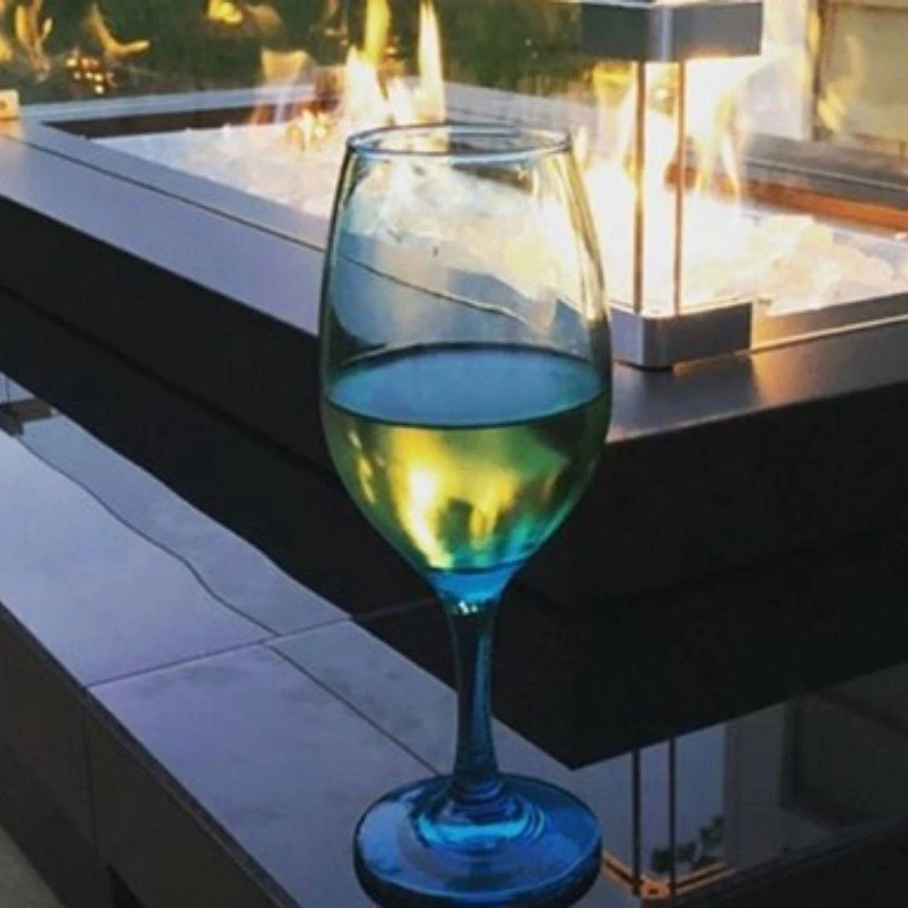 AZ Patio Heaters Two-Tiered 52-Inch LP Fire Pit Table With Wind Guard (GSF-RFP) 2 AZ Patio Heaters Two-Tiered 52-Inch LP Fire Pit Table With Wind Guard (GSF-RFP) - Image 2