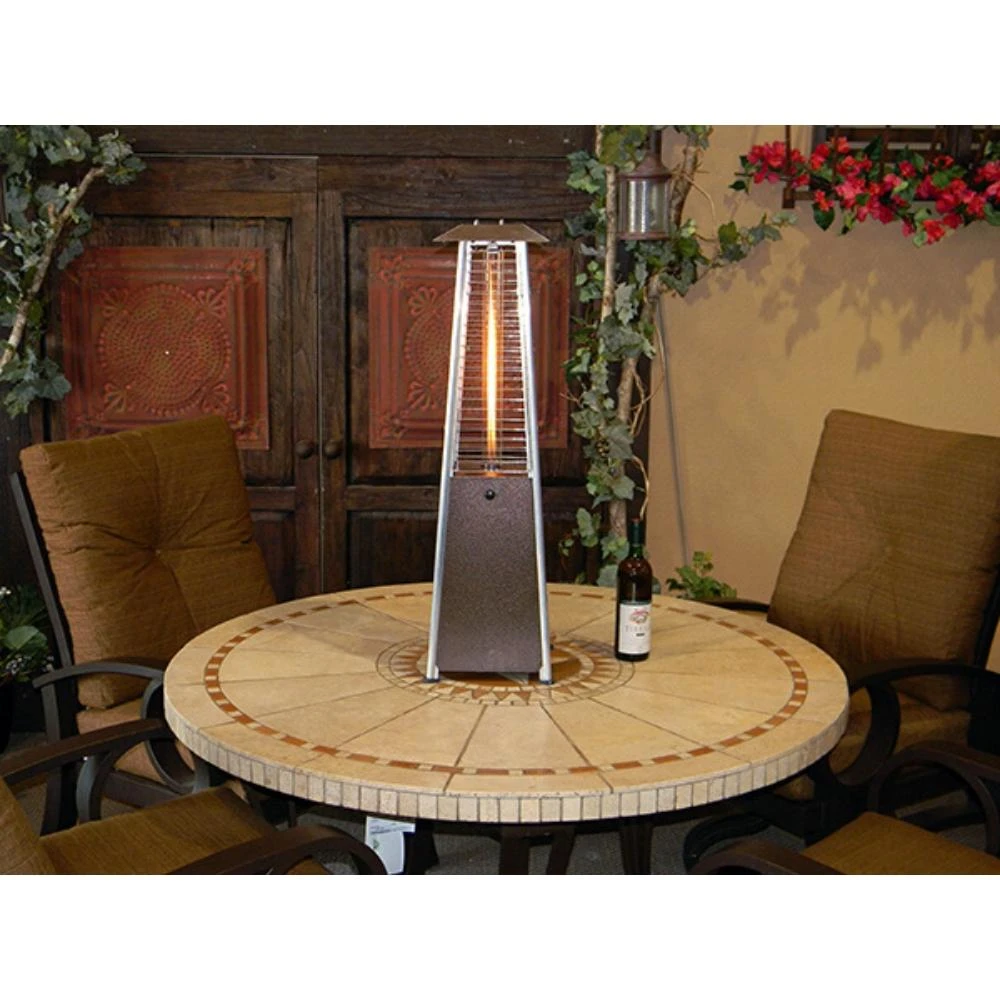 AZ Patio Heaters Hiland Bronze Pyramid Tabletop Propane Patio Heater (HLDS032-GTTHG) 2 AZ Patio Heaters Hiland Bronze Pyramid Tabletop Propane Patio Heater (HLDS032-GTTHG) - Image 2