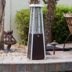 AZ Patio Heaters Hiland Bronze Pyramid Tabletop Propane Patio Heater (HLDS032-GTTHG) 5 AZ Patio Heaters Hiland Bronze Pyramid Tabletop Propane Patio Heater (HLDS032-GTTHG) -Dimplex Officials az patio heaters hiland bronze tabletop propane patio heater with flame hlds032 gtthg 872313151614 29606547292254
