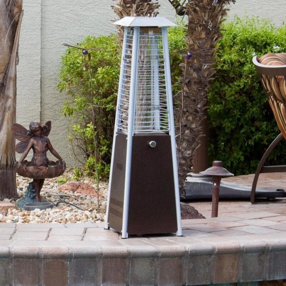 AZ Patio Heaters Hiland Bronze Pyramid Tabletop Propane Patio Heater (HLDS032-GTTHG) 3 AZ Patio Heaters Hiland Bronze Pyramid Tabletop Propane Patio Heater (HLDS032-GTTHG) - Image 3