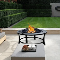 AZ Patio Heaters Slate Tile 40-Inch Round Fire Pit (FT-51216) -Dimplex Officials az patio heaters slate tile 40 inch round fire pit ft 51216 ft 51216 872313154059 29232221421662