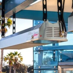 Calcana High Output Commercial And Marine Grade Stainless Steel Gas Patio Heater -Dimplex Officials calcana high output stainless steel gas patio heater 29632587399262