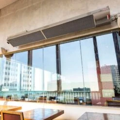 Calcana High Output Commercial And Marine Grade Stainless Steel Gas Patio Heater -Dimplex Officials calcana high output stainless steel gas patio heater 29632587464798