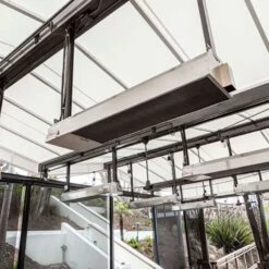 Calcana High Output Commercial And Marine Grade Stainless Steel Gas Patio Heater -Dimplex Officials calcana high output stainless steel gas patio heater 29632587530334