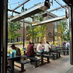 Calcana High Output Commercial And Marine Grade Stainless Steel Gas Patio Heater -Dimplex Officials calcana high output stainless steel gas patio heater 29836080218206