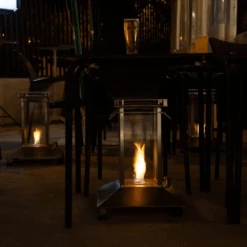 Calidor 16-Inch Free Standing Stainless Steel Ethanol Heater -Dimplex Officials calidor 16 inch free standing stainless steel ethanol patio heater 29673260482654