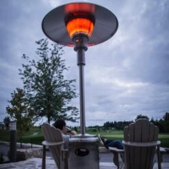 Crown Verity Portable Propane Patio Heater - Stainless Steel (CV-2620-SS) -Dimplex Officials crown verity crown verity portable propane patio heater stainless steel cv 2620 ss 27994782007390