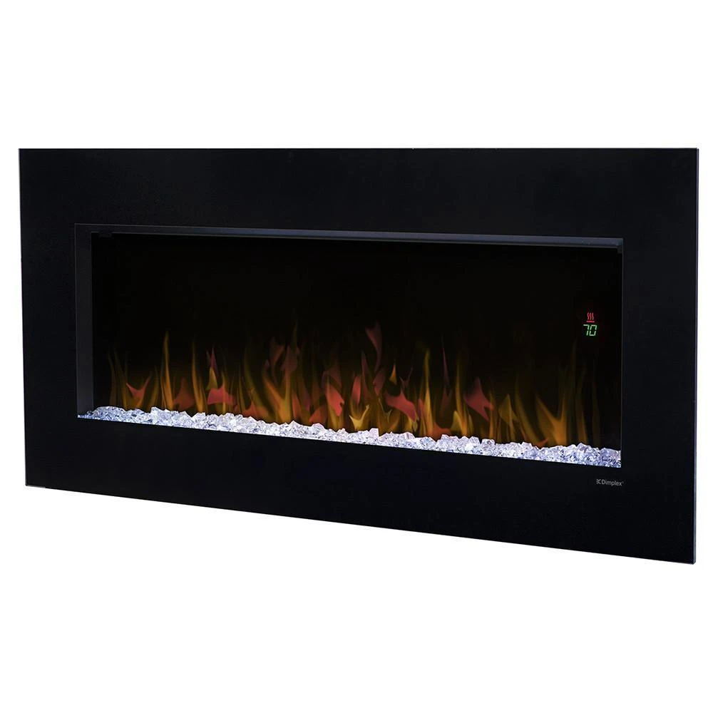 Dimplex Nicole 43-Inch Wall Mounted Electric Fireplace - Black Glass (DWF3651B) 7 Dimplex Nicole 43-Inch Wall Mounted Electric Fireplace - Black Glass (DWF3651B) - Image 7