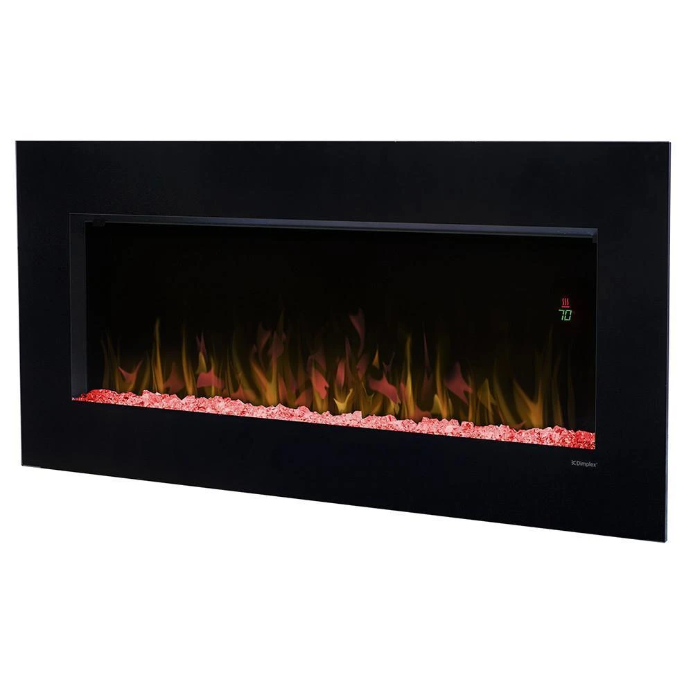 Dimplex Nicole 43-Inch Wall Mounted Electric Fireplace - Black Glass (DWF3651B) 9 Dimplex Nicole 43-Inch Wall Mounted Electric Fireplace - Black Glass (DWF3651B) - Image 9